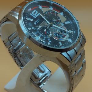 (MW54) Gents/Teenagers Soki stainless steel watch with strap adjusting tool