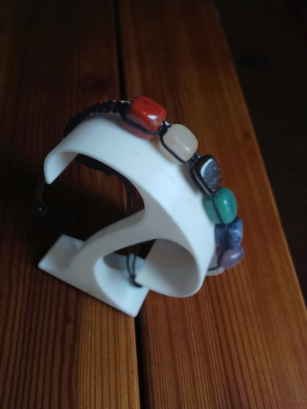 (B6) Precious stone drawstring bracelet - Image 3