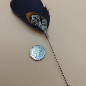 (LP7) Feather design lapel / hat pin