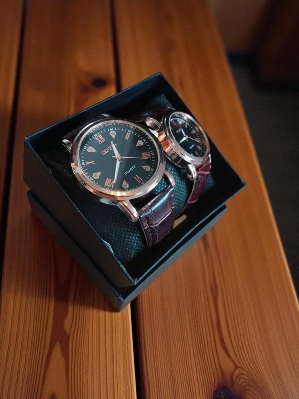 (MW70) Gents/Ladies Geneva matching pair of watches - Image 2