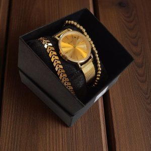 (LW75) Ladies Soki stainless steel watch with two bracelets