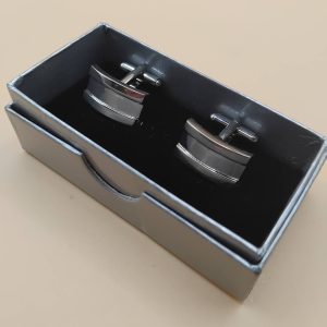 (Cf10) Pair of fun geometrical design 1 quality cufflinks