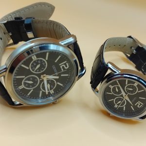 (MW80) Gents/Ladies Geneva matching pair of watches