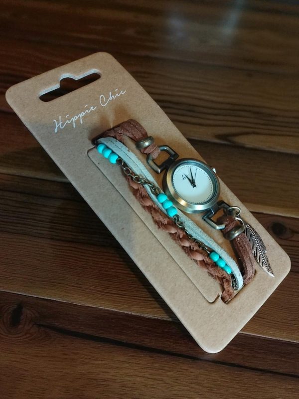 (MW82) Hippie Chic adult/teenager watch with bracelet