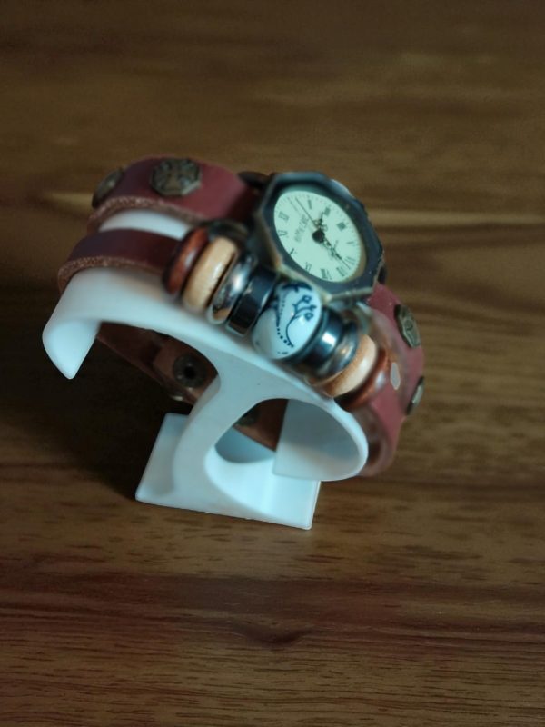 (MW83) Hippie Chic adult/teenager watch with bracelet Design 2 - Image 4