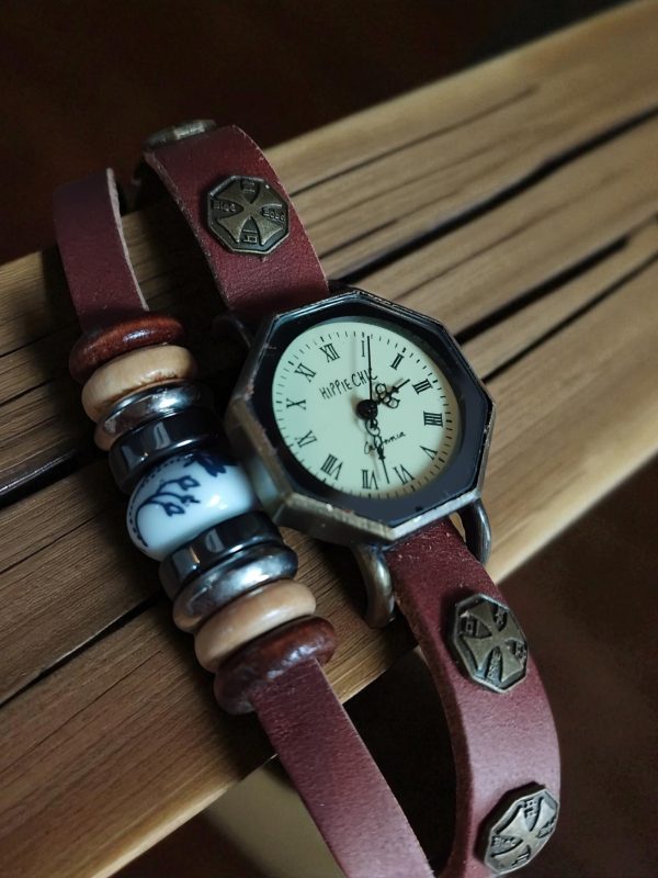 (MW83) Hippie Chic adult/teenager watch with bracelet Design 2