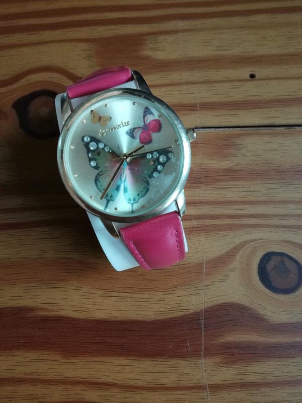 (LW88) Ladies / teens Accessorize Butterfly themed watch - Image 4