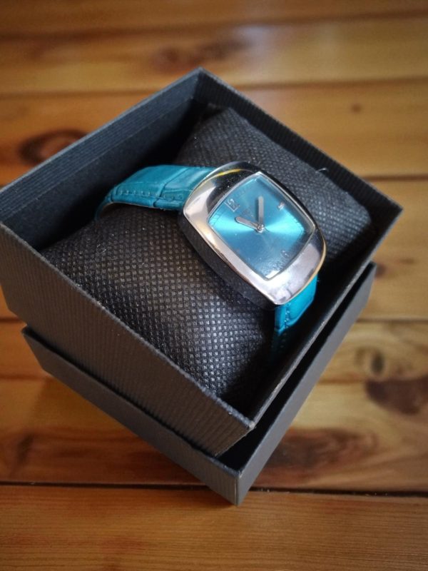 (LW91) Ladies / teens Citron of London blue leather strap watch - Image 6