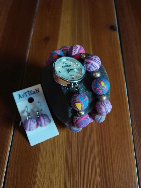 (MW92) Artisan Bead individually crafted jewellery set