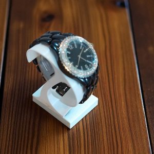 (MW95) Ladies / gents rhinestone bling stainless steel watch