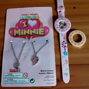 (Kw1) Kids Minnie Mouse & Daffy Duck gift set