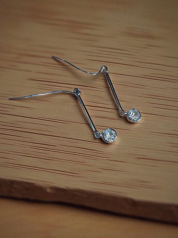 (BE10) Jon Richard pair of earrings with cubic zirconia