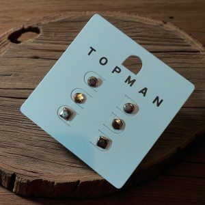 (BE18) Set of 3 topman ear studs