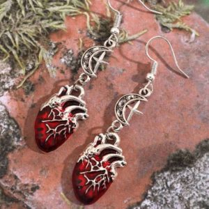 (E53) Ladies / teenagers Goth punk earrings