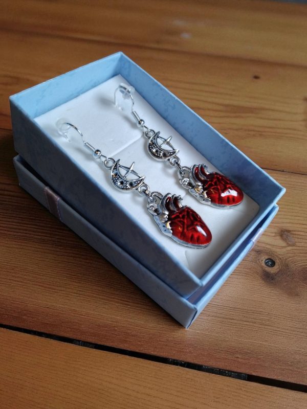 (E53) Ladies / teenagers Goth punk earrings - Image 4