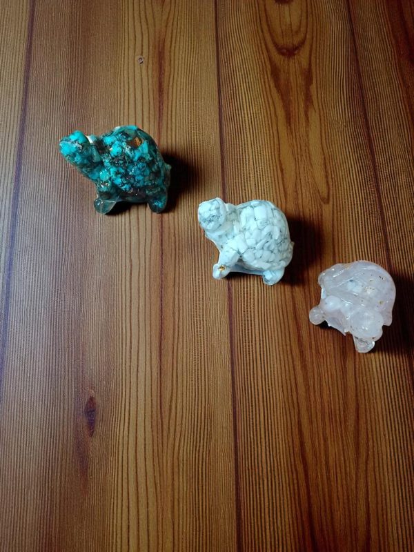 Range of precious stones tortoises