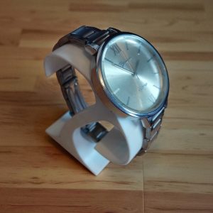 (MW105) Geneva unisex stainless steel watch