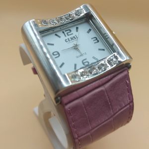 (LW190) Censi Ladies thick leather strap boxed wrist watch