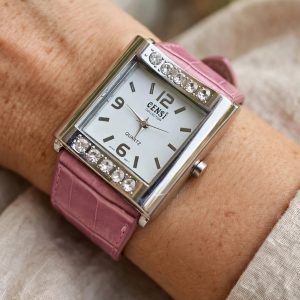 (LW190) Censi Ladies thick leather strap boxed wrist watch