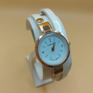 (LW192) Carude ladies swiss made leather strap boxed wrist watch