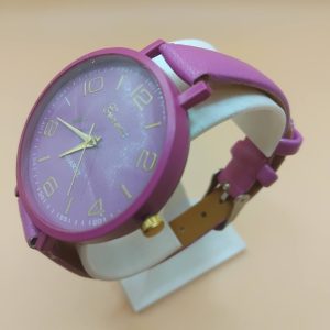 (LW202) Geneva ladies / teenagers boxed leather strap watch