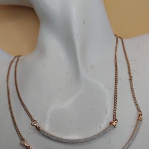 (BN35) Red Herring brand new dual drop necklace