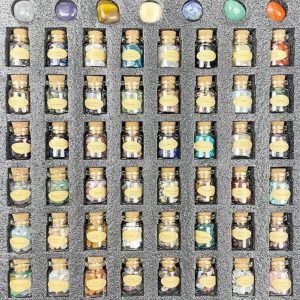 55PCS Natural Crystal Stone Set With