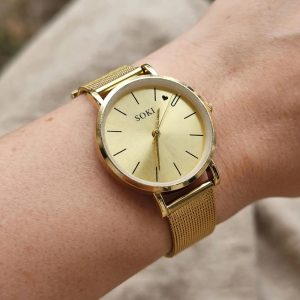(LW256) Ladies / teenager Soki Brand new boxed stainless steel watch