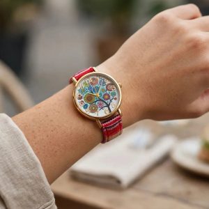 (LW265) Unisex new design leather strap wrist watch