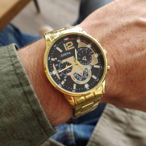 (MW173) Gents chunky design Geneva watch
