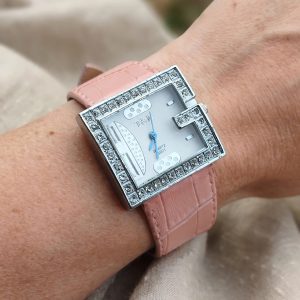 LW270 Ladies thick leather strap watch form T&E