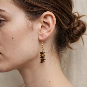 (E1) Multi Precious Stone Earrings