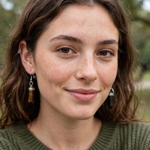 (E3) Multi Precious Stone pendulum pendant