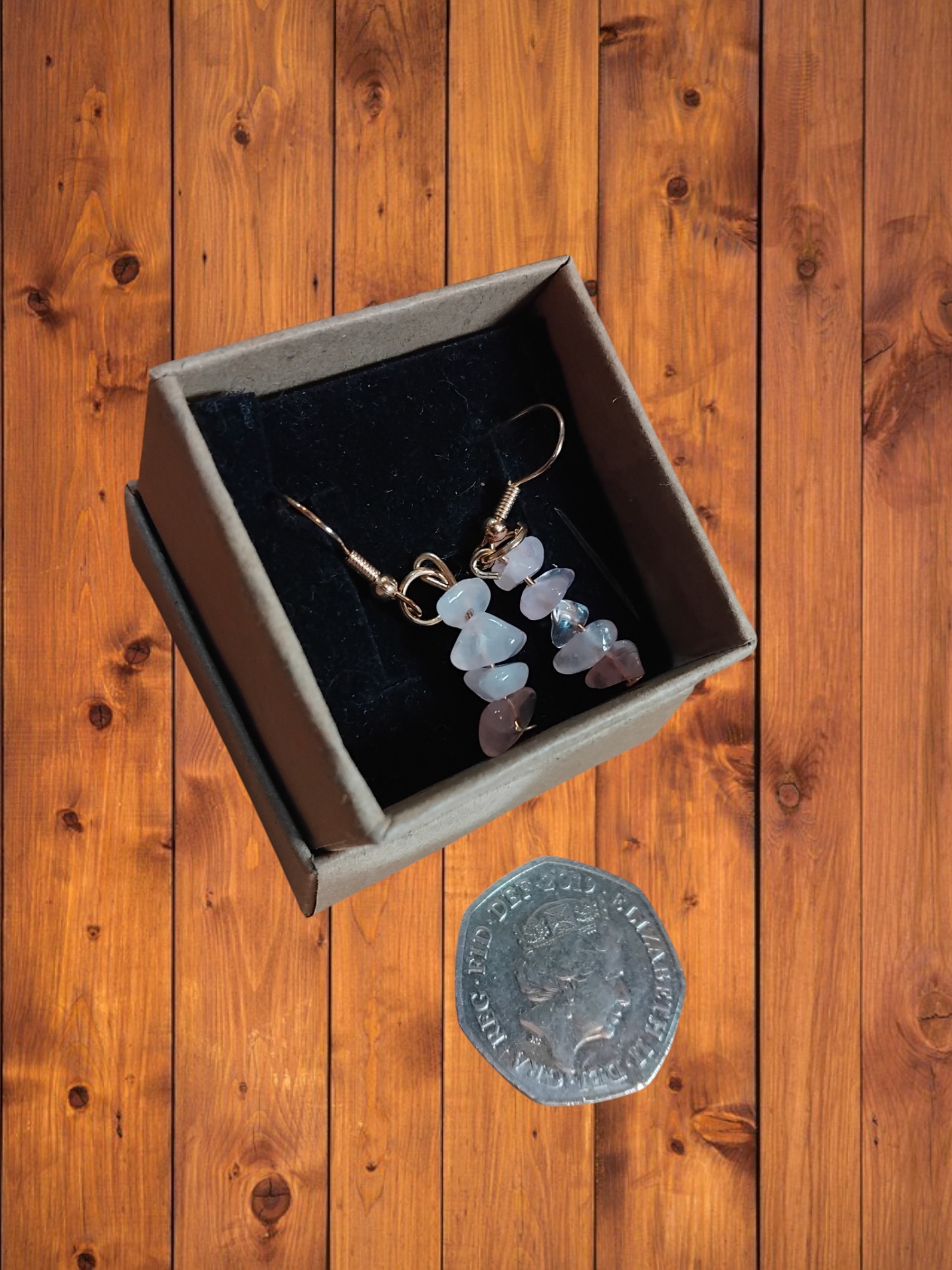 (E1) Multi Precious Stone Earrings - Image 9