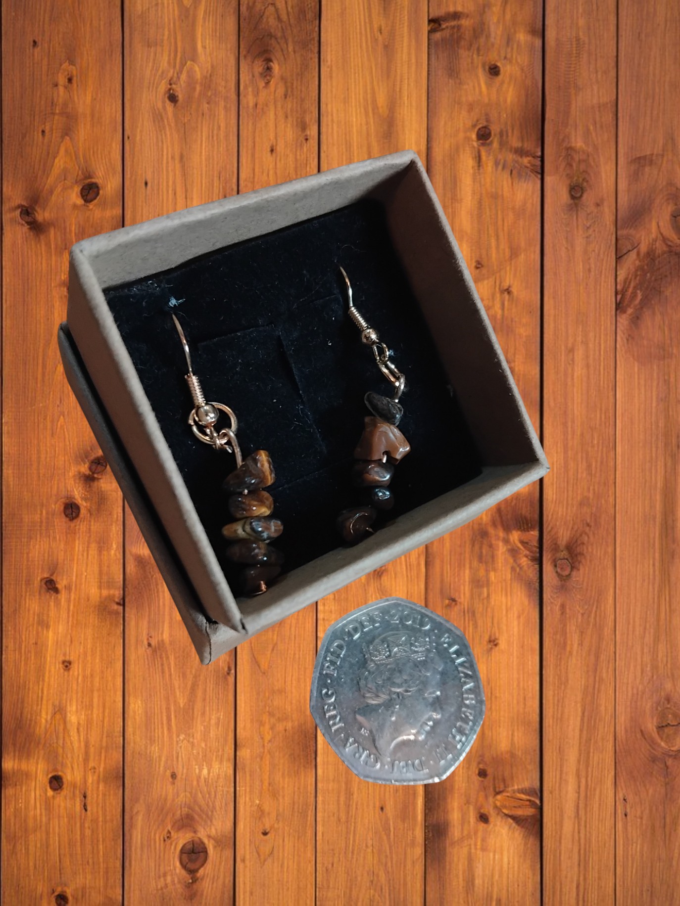 (E1) Multi Precious Stone Earrings - Image 8
