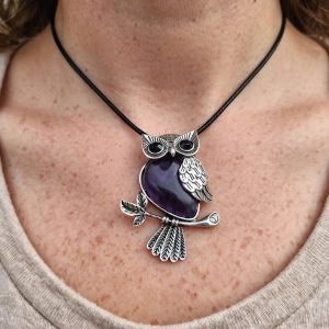(N5) Amethyst Animal necklaces